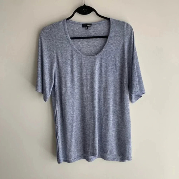 Aritzia Wilfred Free T-Shirt Heathered Oversized Marle Crew neck Short Sleeve - Picture 1 of 14